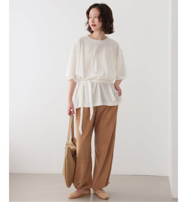 SLOBE IENA「《追加》Plus by ONIT/オニット SLOBE別注 2way パイルパンツ」|その他|