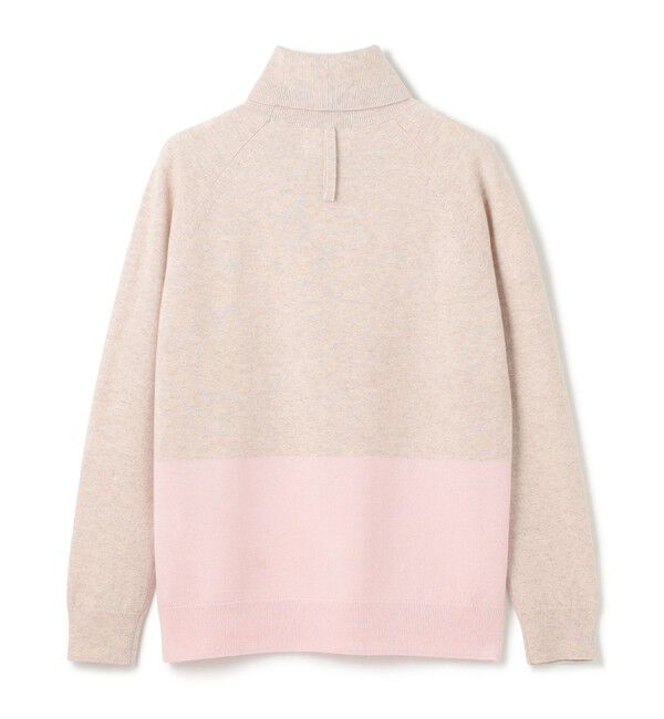 BEIGE,「【WEB限定・洗える】DEMING / バイカラーウールタートルネックニット」|ニット・セーター|