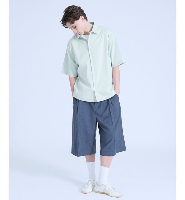 ABAHOUSE「TRシャンブレー バギーショーツ / ワイドショートパンツ【予約】」|その他|