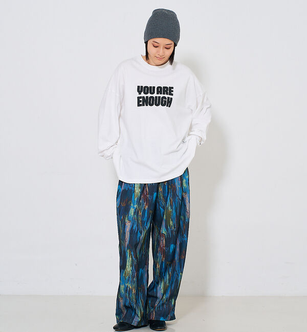 NOMINE「【ユニセックス】オーバーシルエット ロゴ ロンT」|Tシャツ・カットソー|