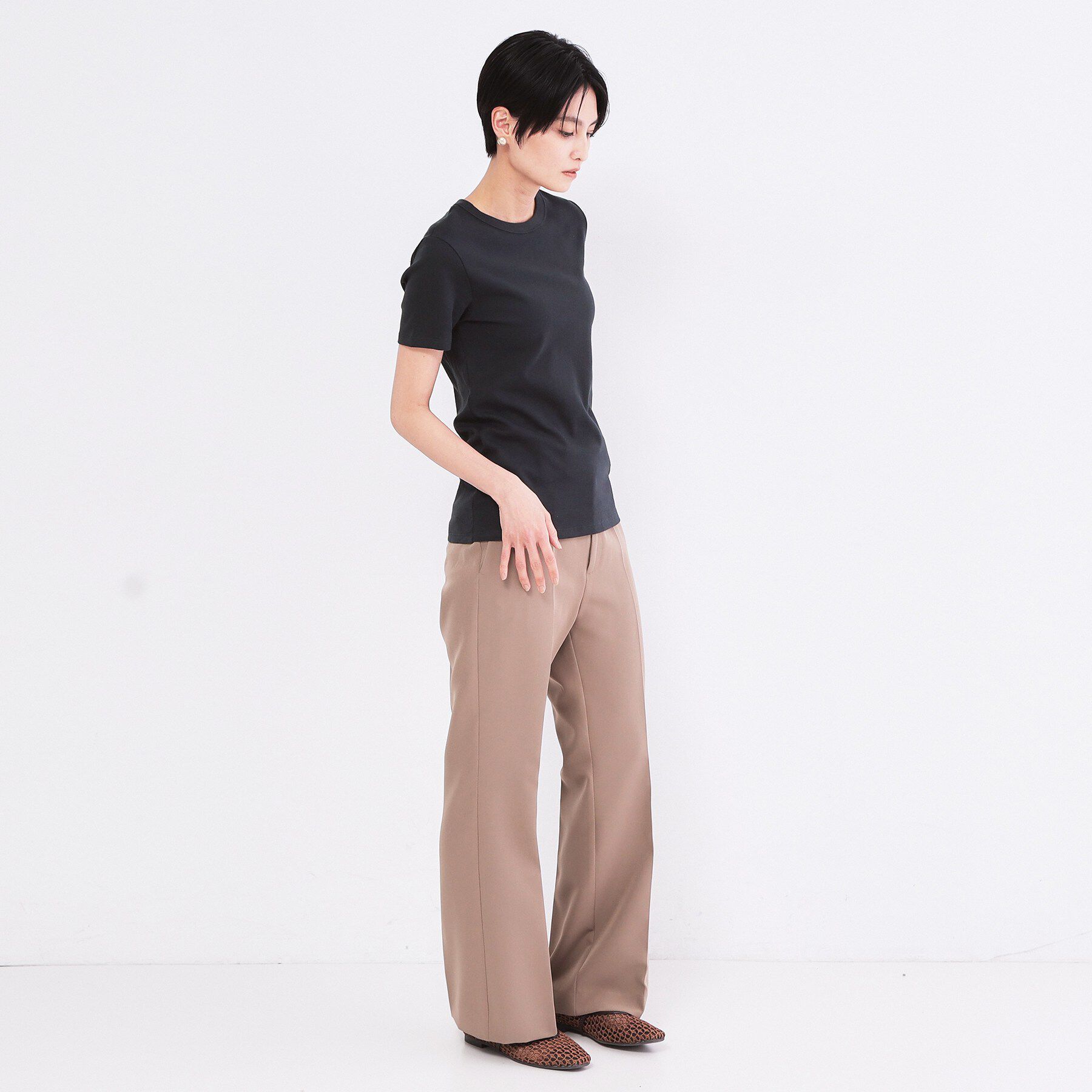 OPAQUE.CLIP「【PETIT BATEAU／プチバトー】クルーネック半袖Tシャツ」|Tシャツ・カットソー|