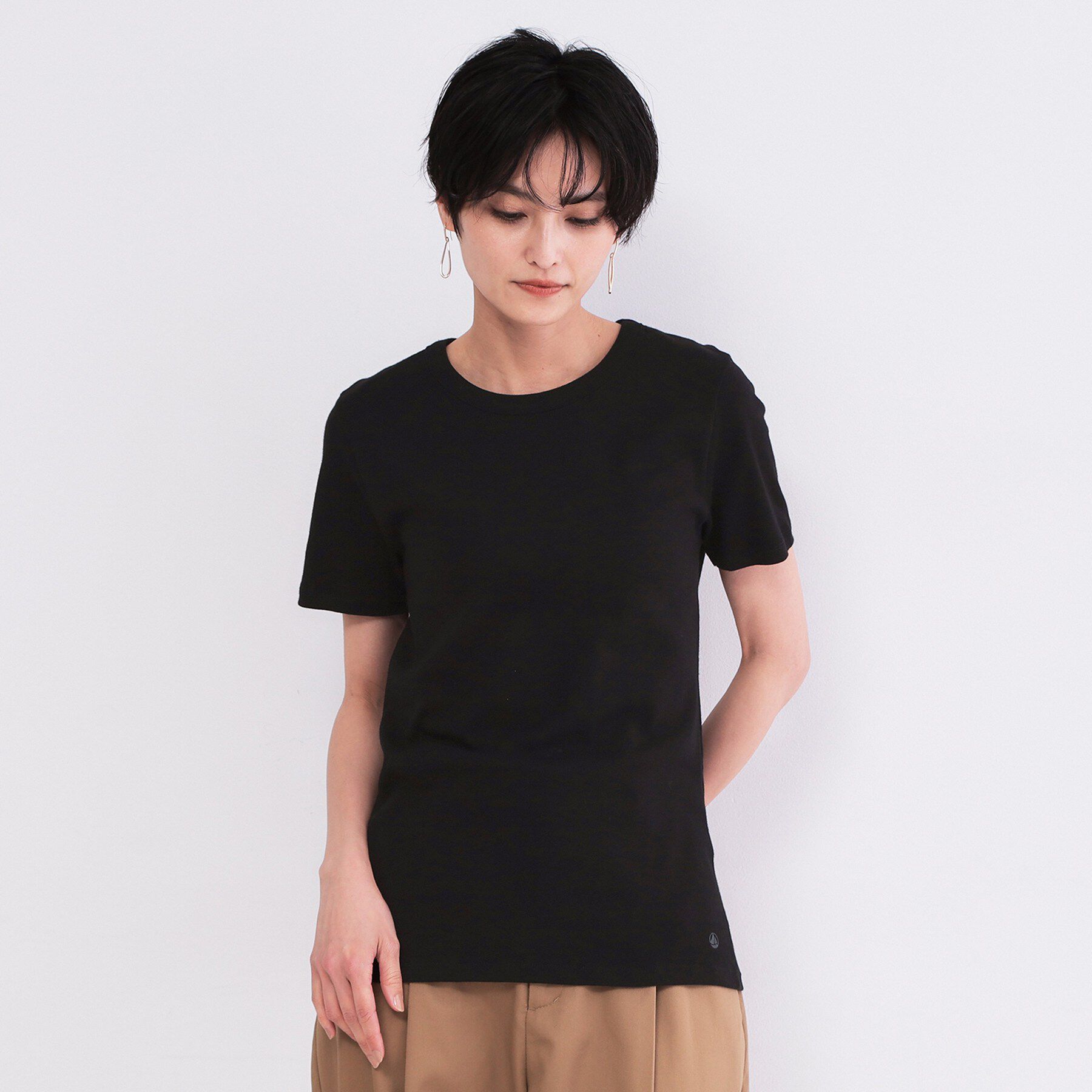 OPAQUE.CLIP「【PETIT BATEAU／プチバトー】クルーネック半袖Tシャツ」|Tシャツ・カットソー|