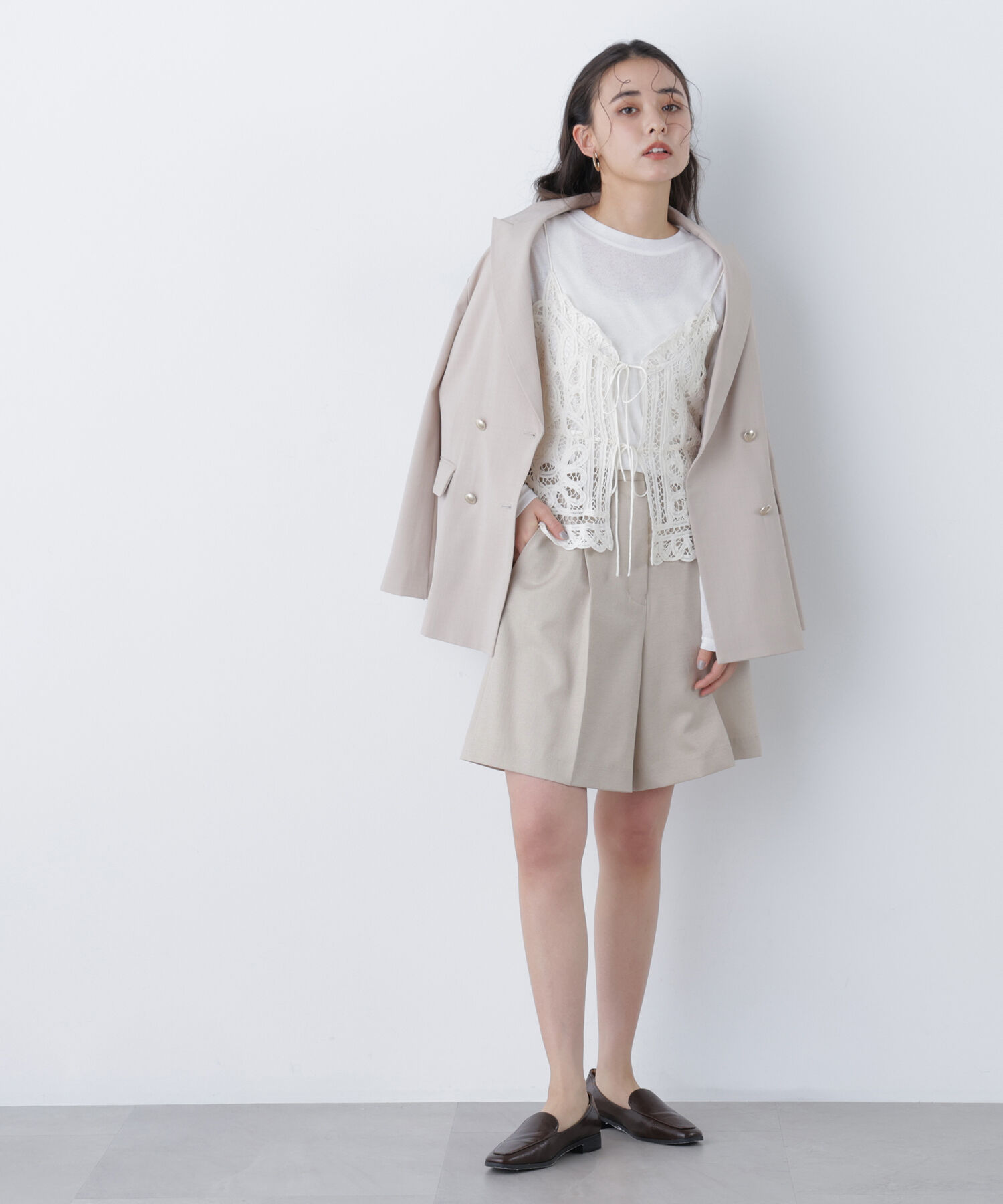  「〈N.〉タックキュロットパンツ」|その他|