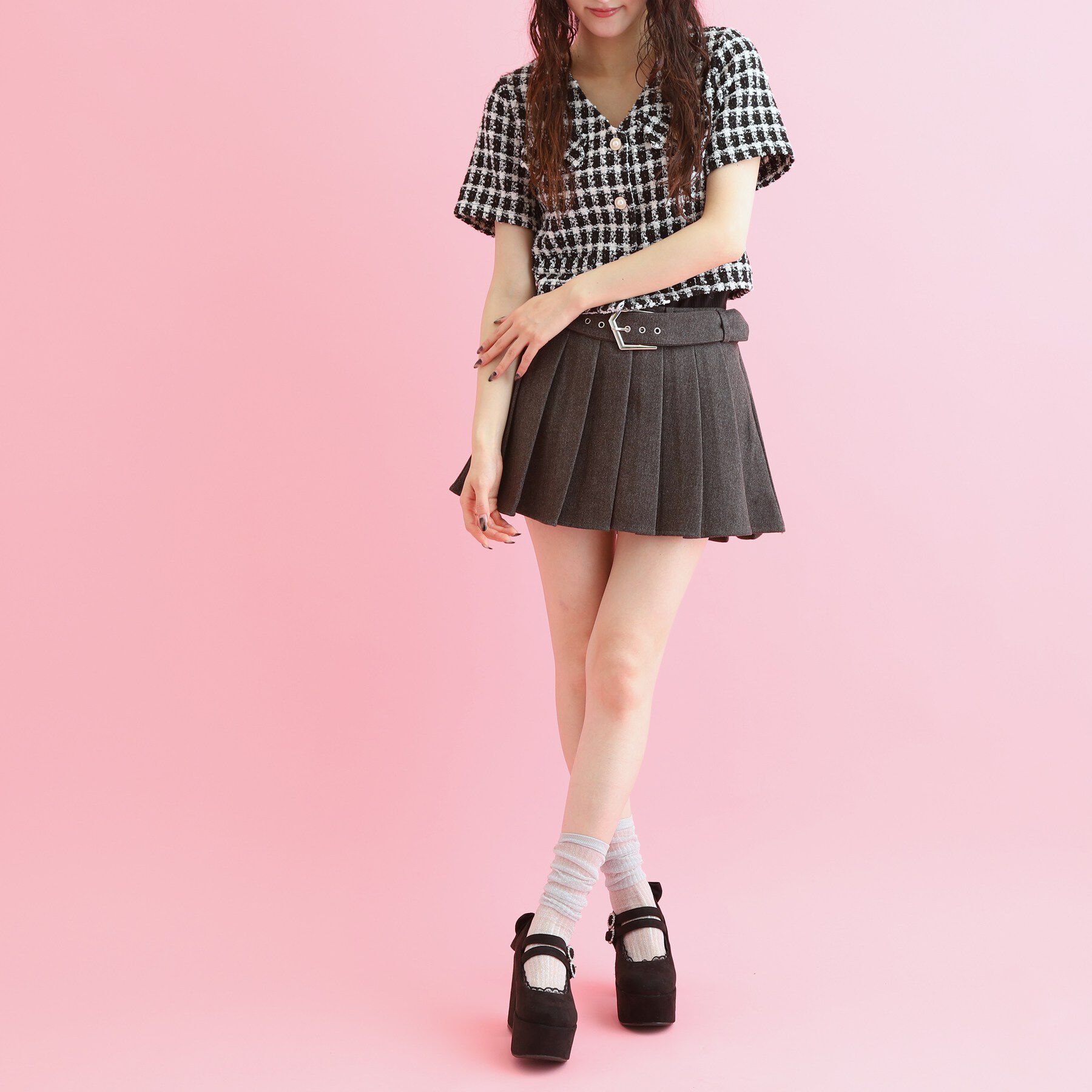 csT&P「厚底バックリボンパンプス」|パンプス|