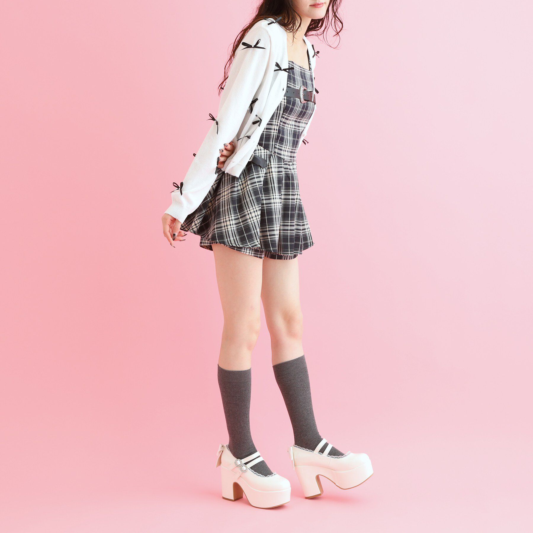 csT&P「厚底バックリボンパンプス」|パンプス|