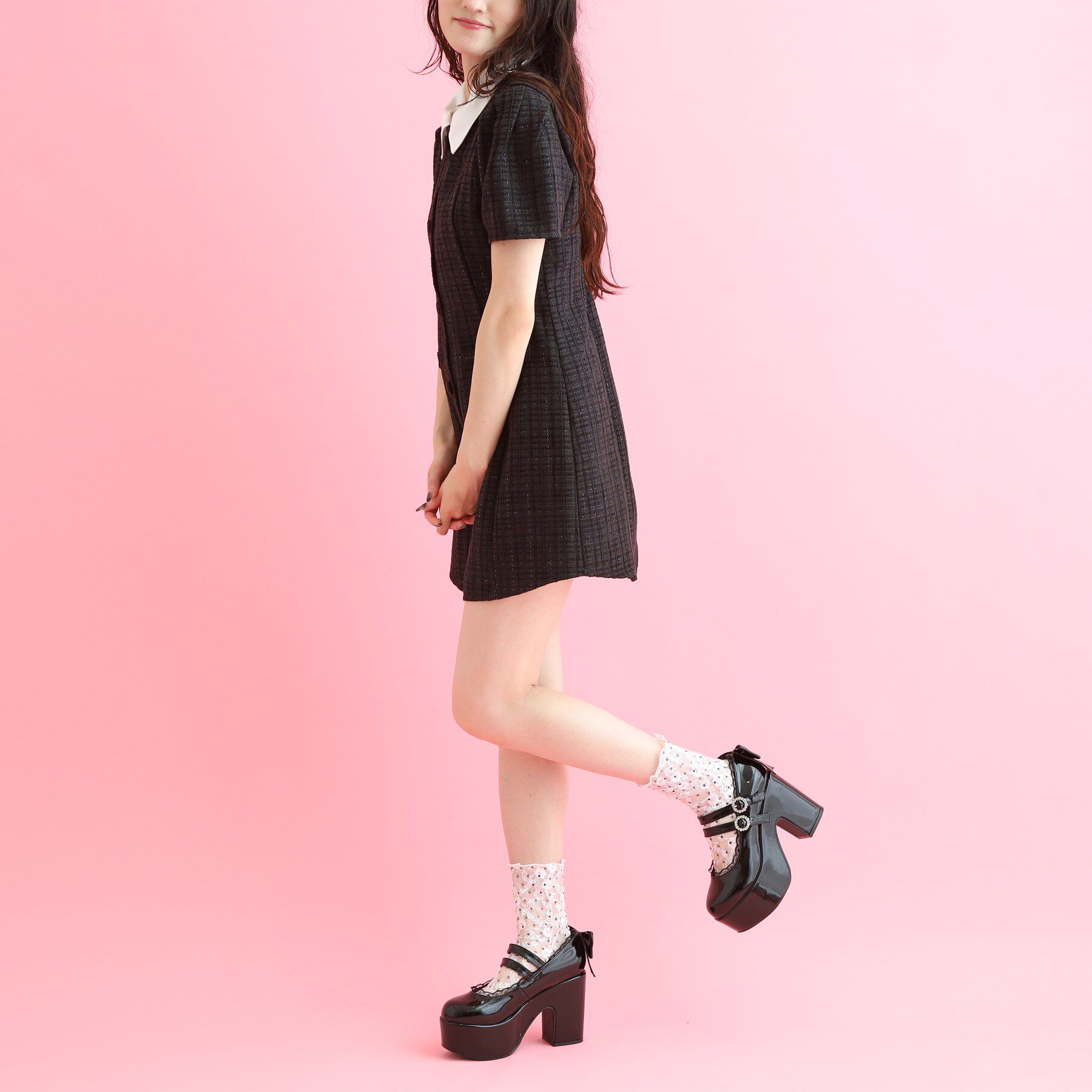 csT&P「厚底バックリボンパンプス」|パンプス|
