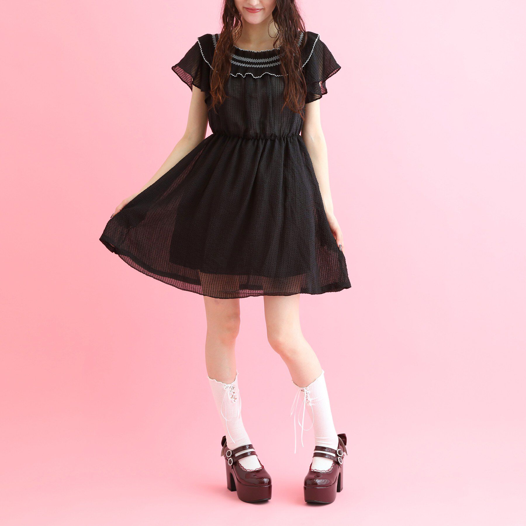 csT&P「厚底バックリボンパンプス」|パンプス|