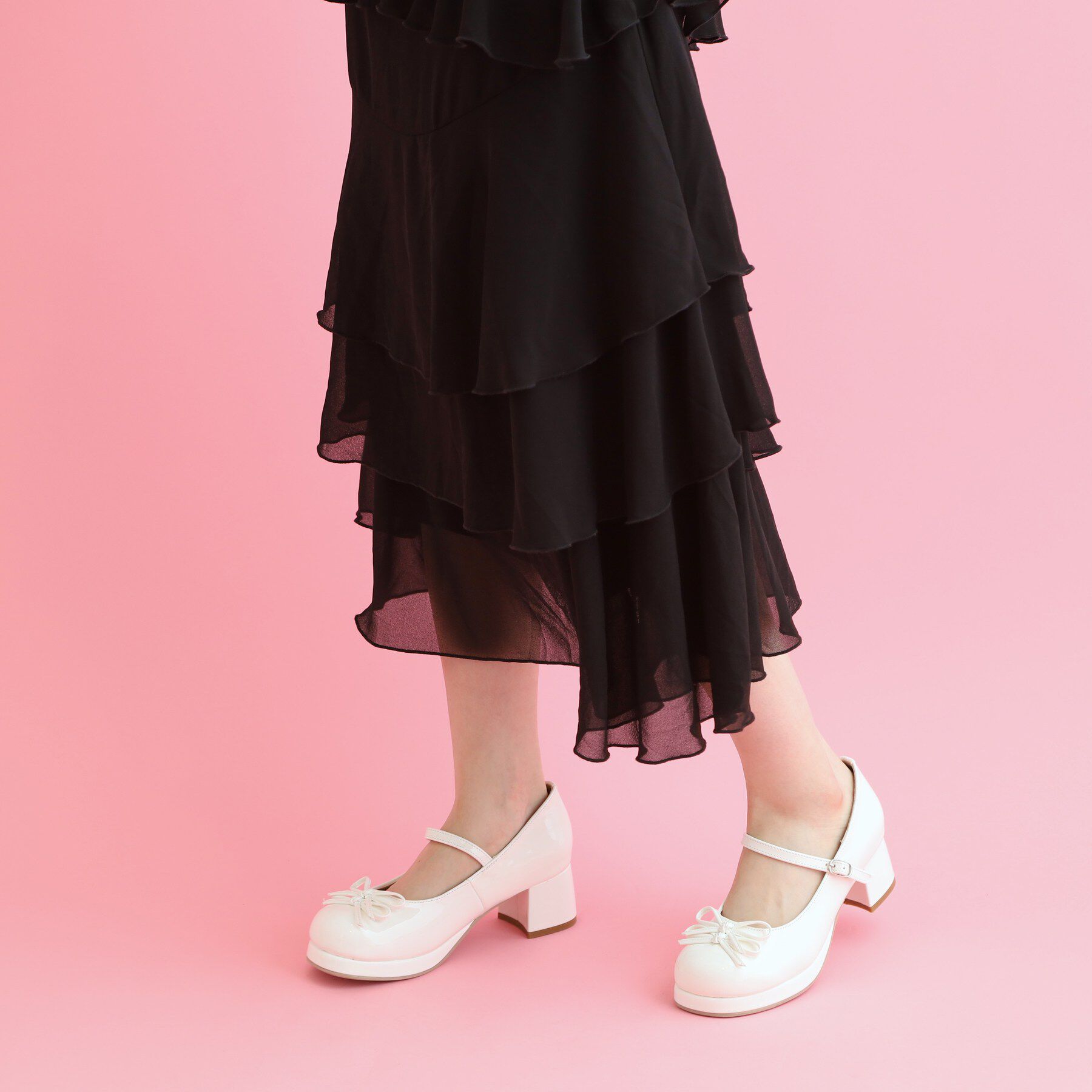 csT&P「小リボンダブルパンプス」|パンプス|