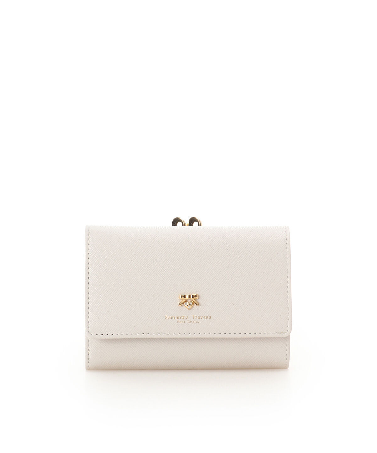 Samantha Thavasa Petit Choice「プチリボン口金折財布」|財布|オフホワイト