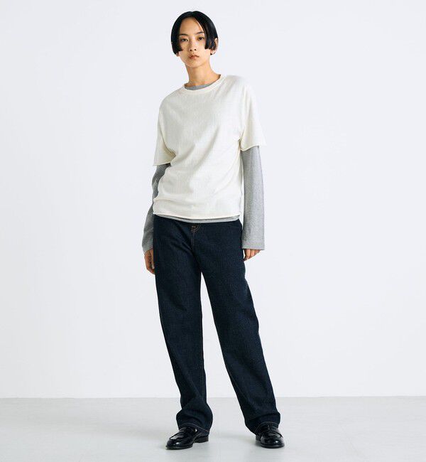 Edition「ワンウオッシュエッセンシャルデニム ストレートパンツ」|デニム|