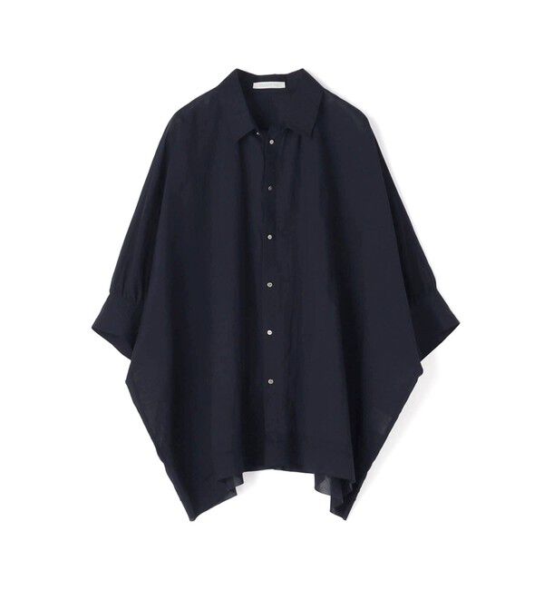 GALERIE VIE「インドコットン ワイドシャツ」|シャツ・ブラウス|69 ネイビー