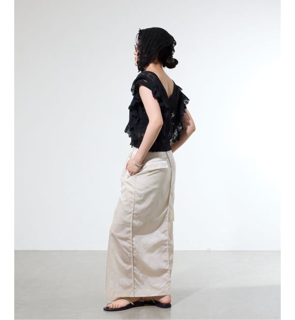 IENA「《一部店舗限定》クロシェニット バンダナ」|バンダナ・スカーフ|
