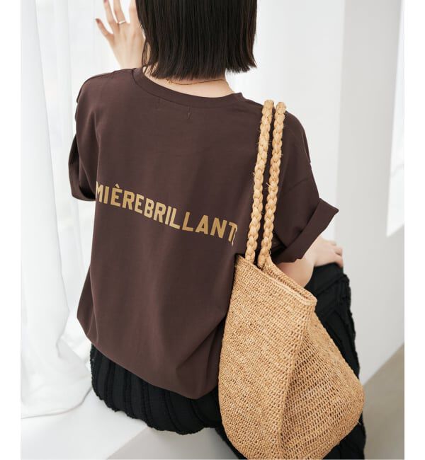 SLOBE IENA「《WEB限定カラーあり/追加3》1ST ETOILE Tシャツ」|Tシャツ・カットソー|ブラウン