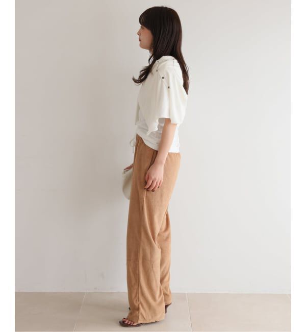 SLOBE IENA「《追加》Plus by ONIT/オニット SLOBE別注 2way パイルパンツ」|その他|