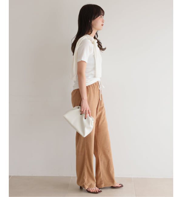 SLOBE IENA「《追加》Plus by ONIT/オニット SLOBE別注 2way パイルパンツ」|その他|