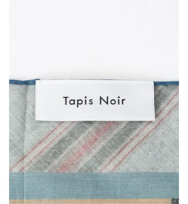 VERMEIL par iena「《予約》Tapis Noir タピス ノワール Light Small Grady スカーフ」|バンダナ・スカーフ|