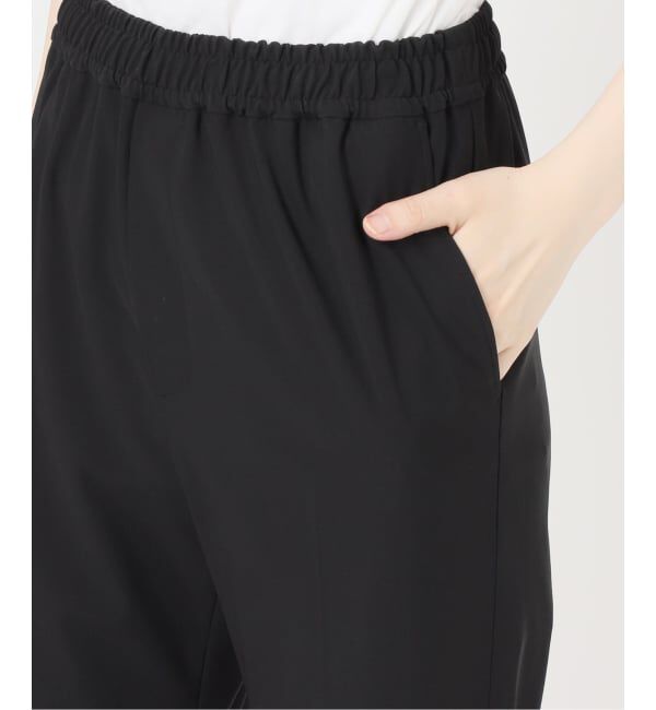FRAMeWORK「トリコットツイルセミフレアパンツ」|スラックス|
