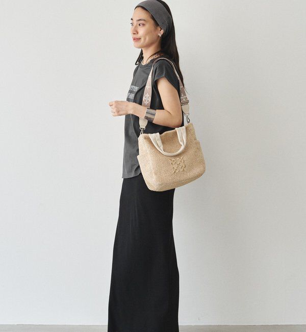  「【Souffle TOTE】ナイロンラフィア2WAYトートバッグ」|トートバッグ|