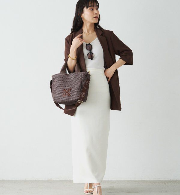  「【Souffle TOTE】ナイロンラフィア2WAYトートバッグ」|トートバッグ|