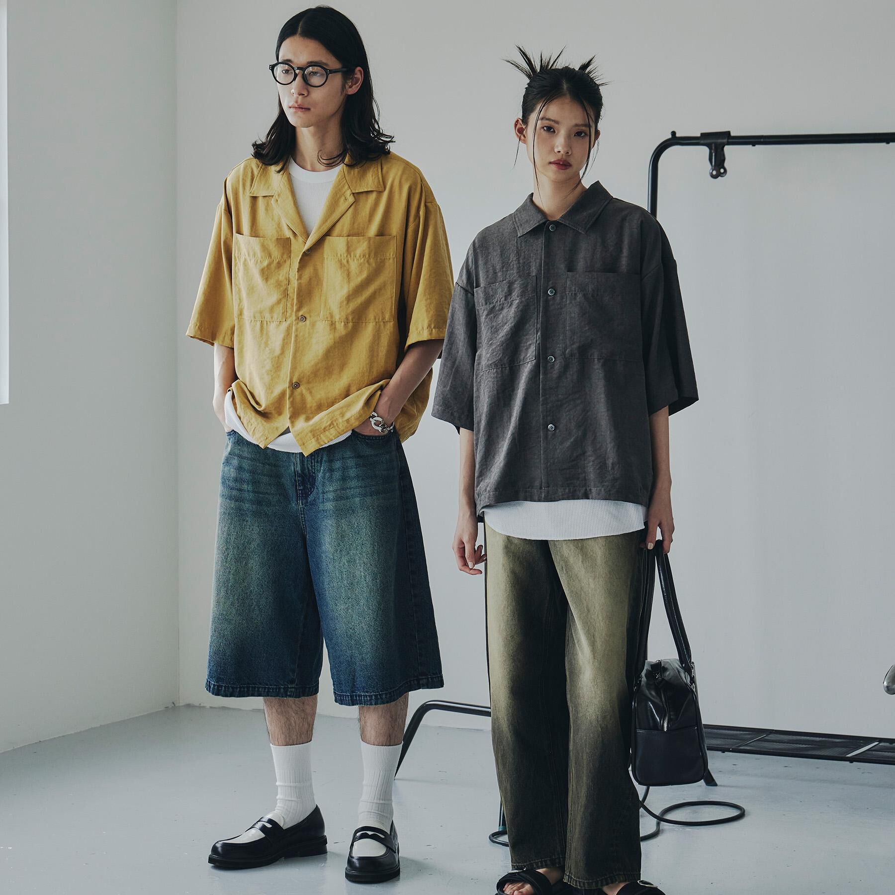 tk.TAKEO KIKUCHI「◆ヴィンテージライククロップドシャツ」|シャツ・ブラウス|