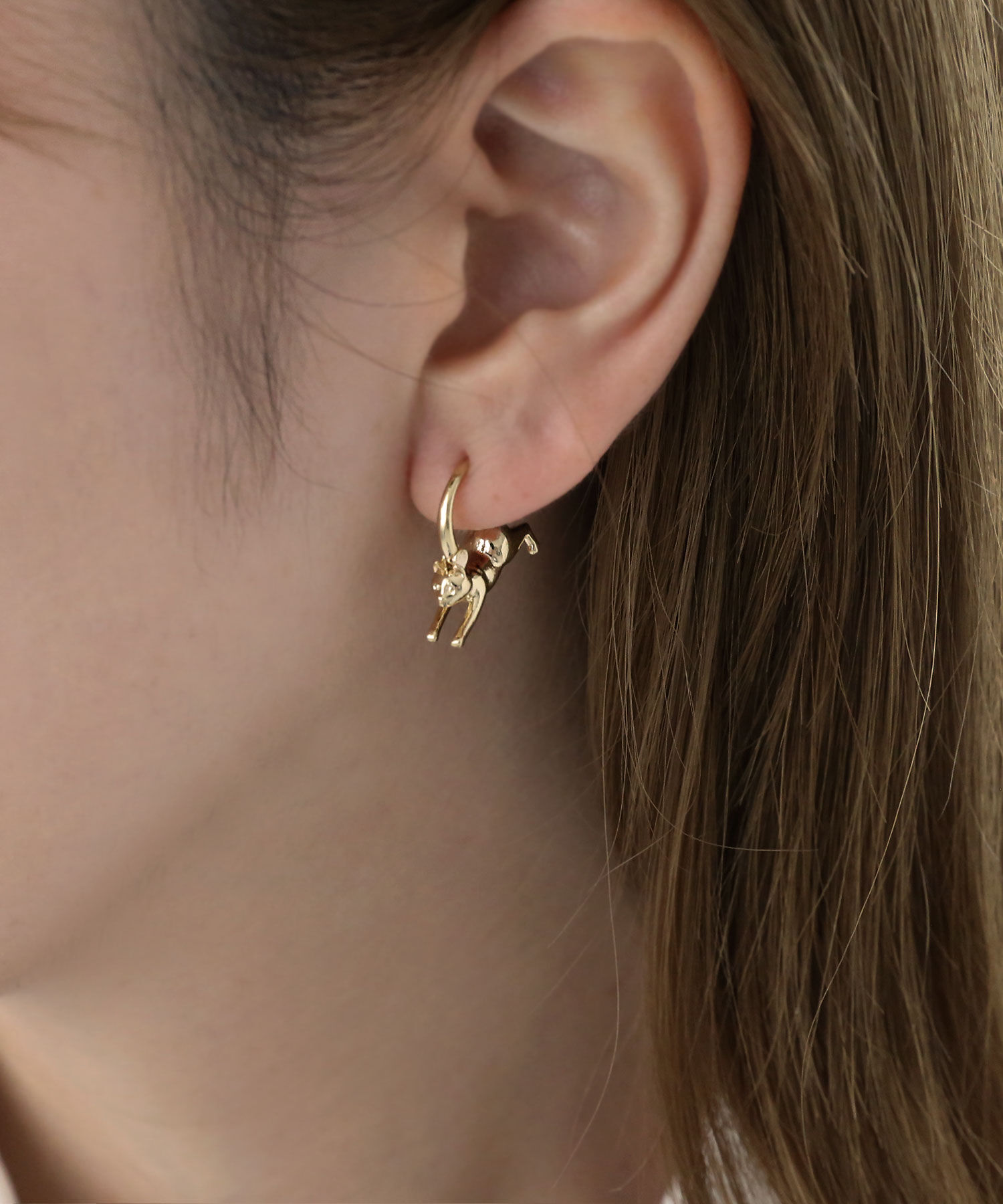  「CATフープピアス」|ピアス|