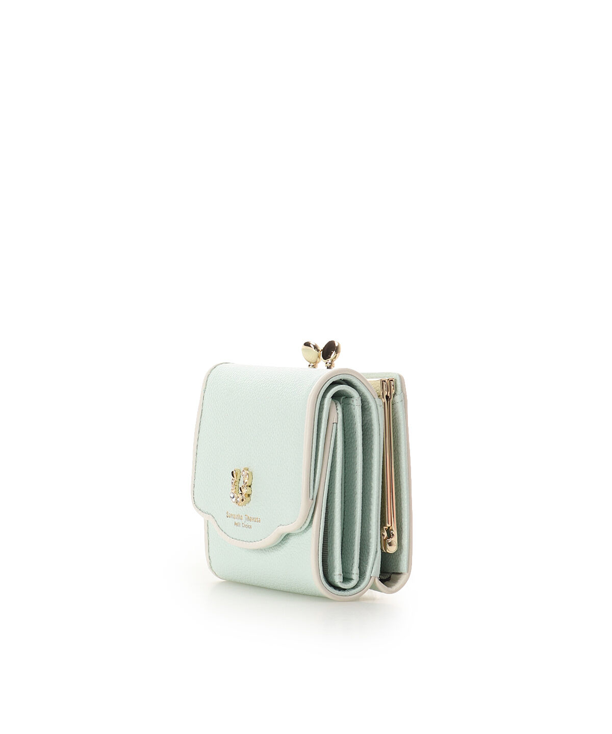 Samantha Thavasa Petit Choice「フープラインビジュー 折財布」|財布|