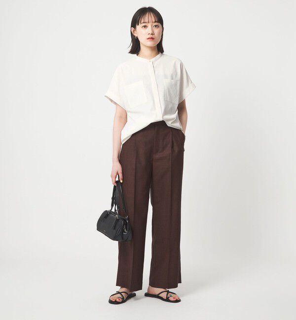 UNITED ARROWS green label relaxing「Breeze Cool ポケット シャツ マシンウォッシャブル 吸水速乾 通気性 UVカット」|シャツ・ブラウス|