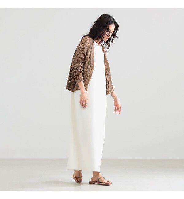 Demi-Luxe BEAMS 「3ゲージ コットン メッシュ カーディガン」|ニット・セーター|