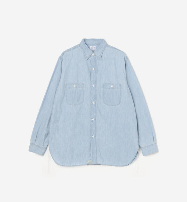 「orSlow | シャンブレー ワークシャツ MEN」|シャツ・ブラウス|
