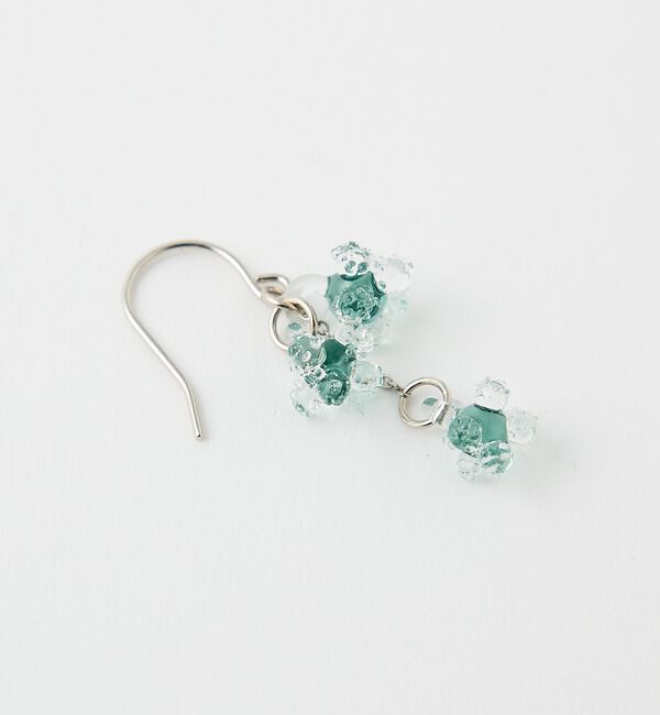 collex「【HARIO Lampwork Factory】ピアス ひとふさのミモザ」|ピアス|