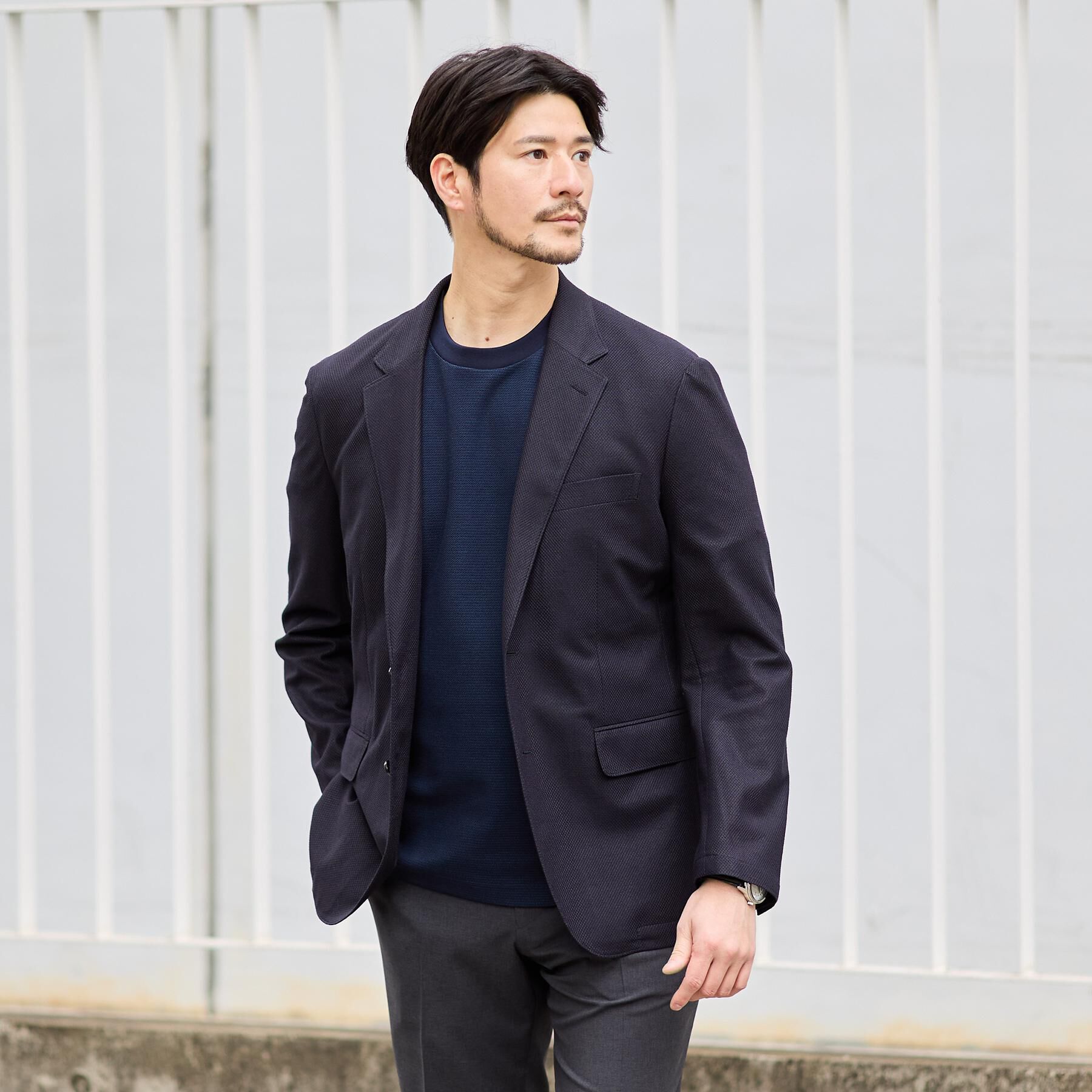 TAKEO KIKUCHI「【抗菌防臭】メランジ クルーネック プルオーバー」|Tシャツ・カットソー|