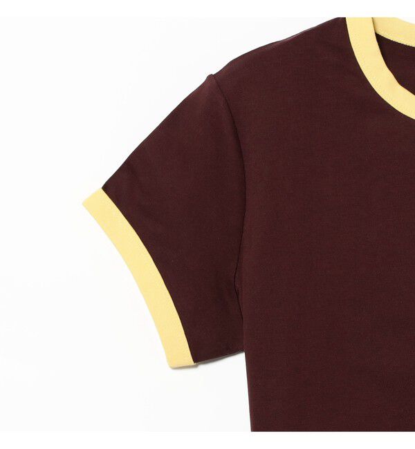 Ray BEAMS 「FRED PERRY / クロップド リンガー Tシャツ」|Tシャツ・カットソー|