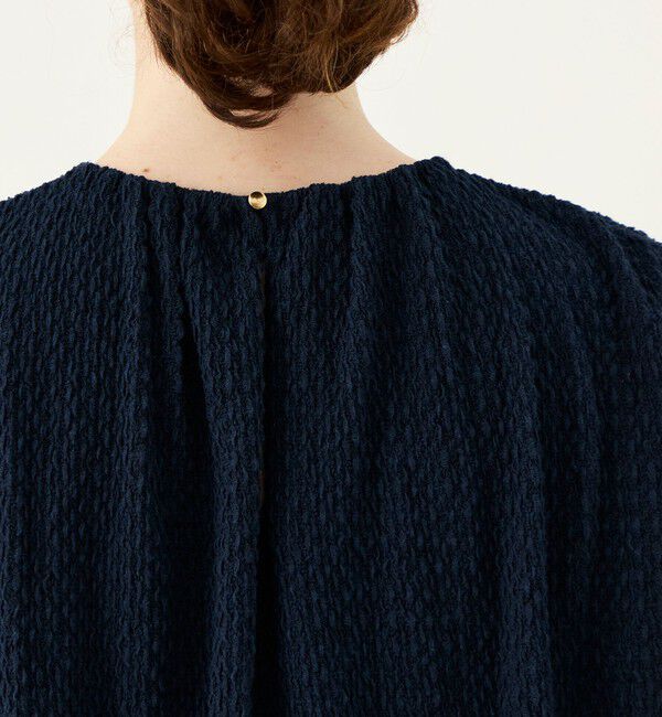 Ballsey「コットンシアートリコット ギャザーショートブラウス」|Tシャツ・カットソー|