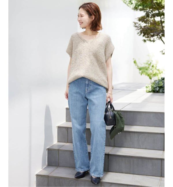 SLOBE IENA「《3サイズ展開/追加6》LE DENIM ストレートデニムパンツ」|デニム|