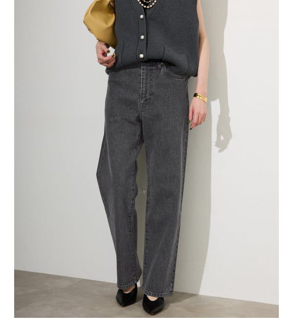 SLOBE IENA「《4サイズ展開/追加予約》LE DENIM ストレートデニムパンツ」|デニム|
