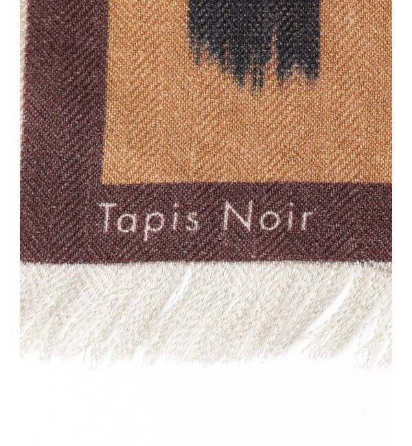 VERMEIL par iena「《予約》Tapis Noir タピス ノワール Wool Small Gwen スカーフ」|バンダナ・スカーフ|