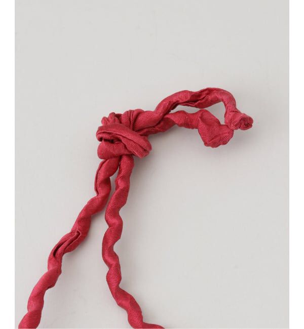 IENA「AZUR/アズール Twisted Satin Silk Glass Necklace S ネックレス」|ネックレス|