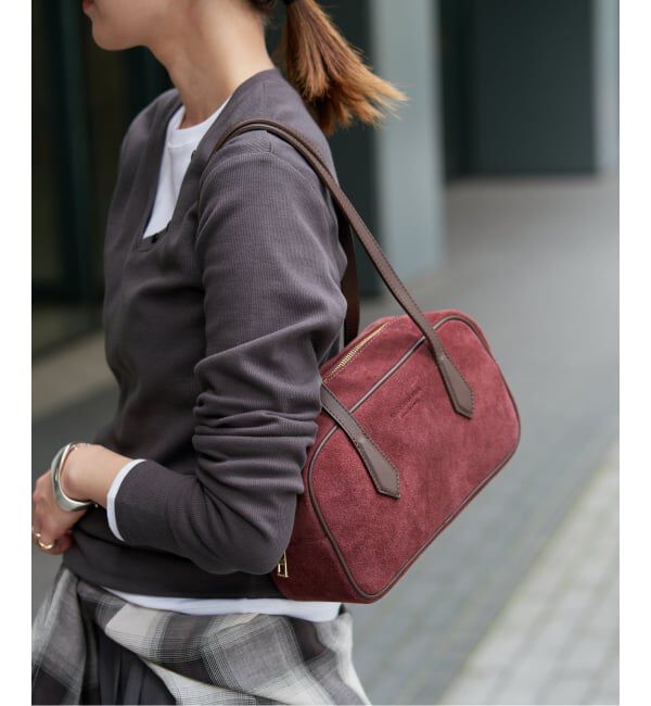 SLOBE IENA「《予約》ANTONELLO MASI SLOBE別注 スウェードボストンバッグ」|ボストンバッグ|