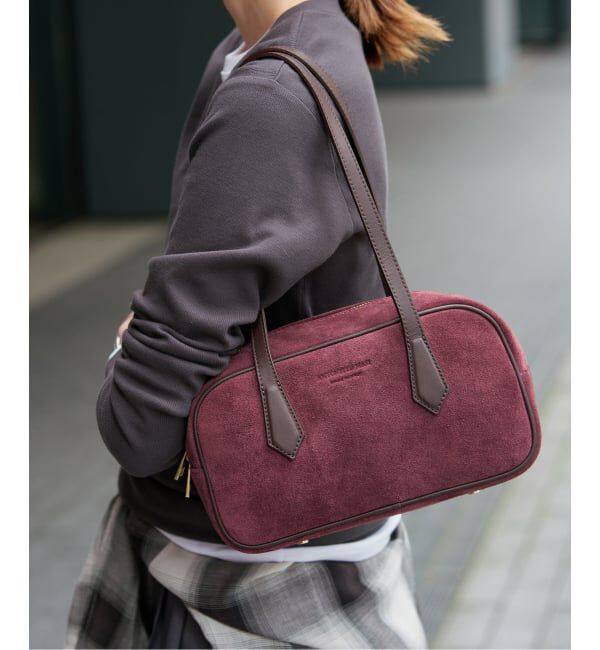 SLOBE IENA「《予約》ANTONELLO MASI SLOBE別注 スウェードボストンバッグ」|ボストンバッグ|