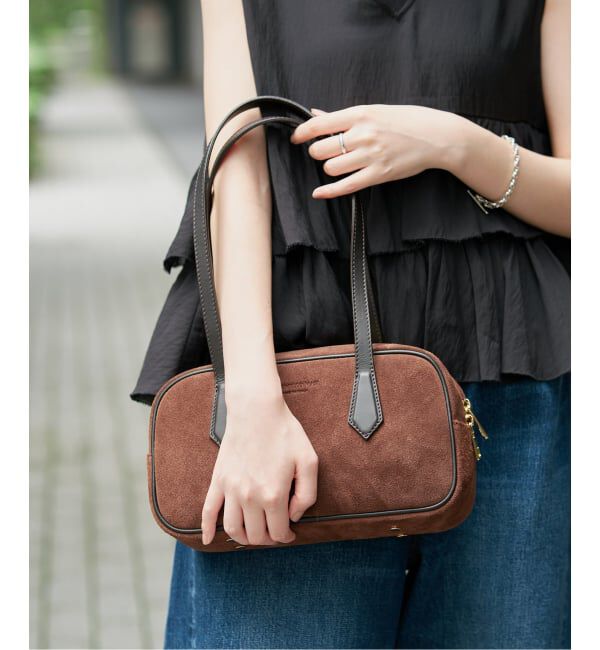 SLOBE IENA「《予約》ANTONELLO MASI SLOBE別注 スウェードボストンバッグ」|ボストンバッグ|