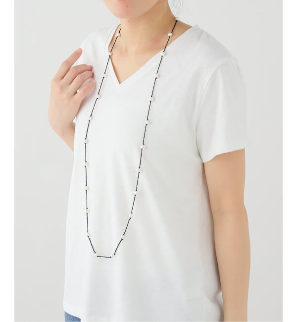 IENA「TEINTE/タント CALLA WHITE PEARL LONG NL ネックレス TE-N-CA2602WH」|ネックレス|