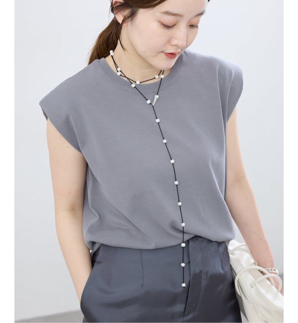 IENA「TEINTE/タント CALLA WHITE PEARL LONG NL ネックレス TE-N-CA2602WH」|ネックレス|