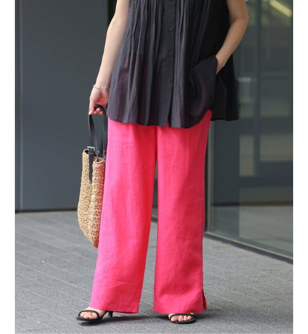 JOURNAL STANDARD relume「《一部WEB限定追加5》麻スリットイージーパンツ」|その他|