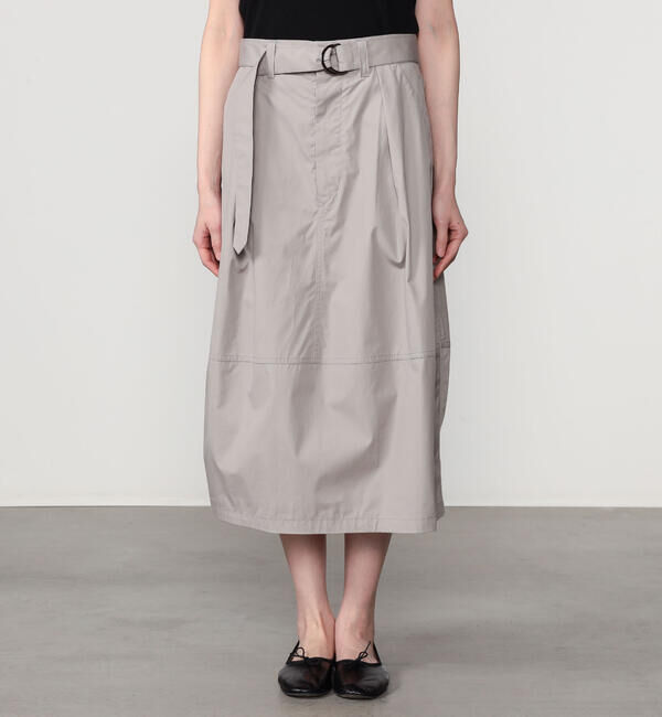  「HAVERSACK | コットンシルク コクーンスカート WOMEN」|スカート|