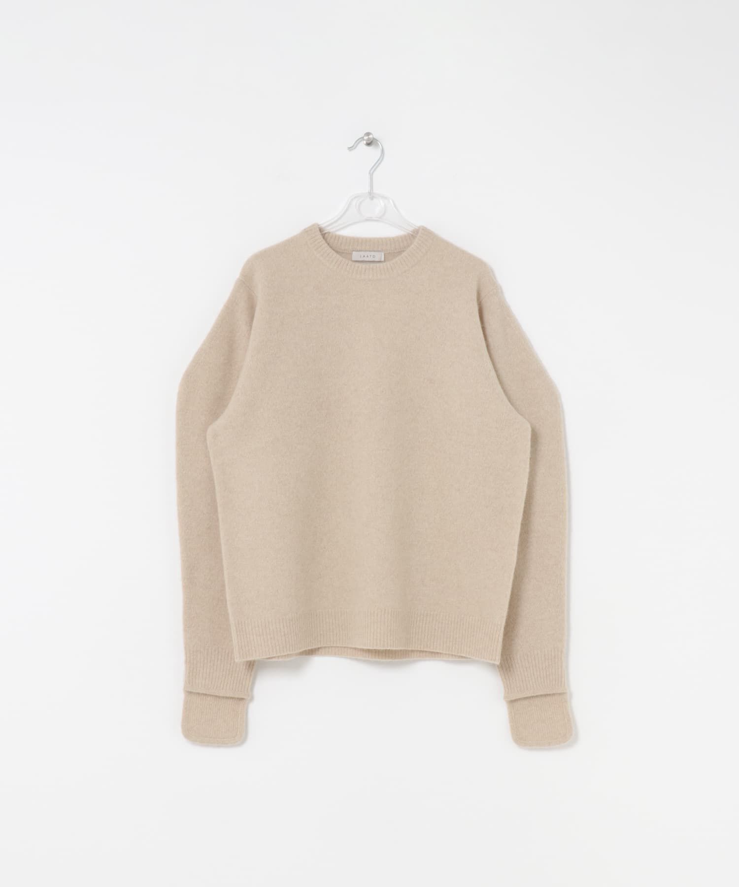 LAATO「yak wool relax knit」|ニット・セーター|ライトブラウン