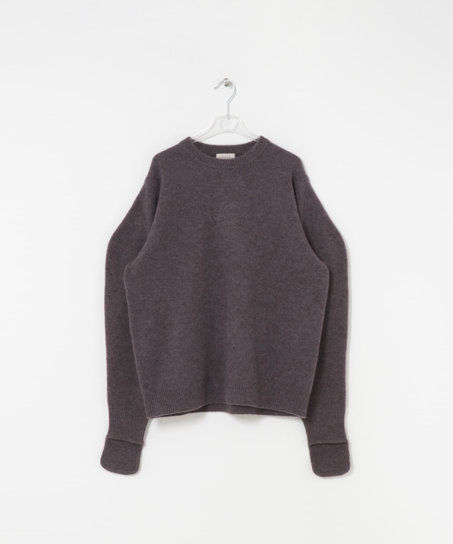 LAATO「yak wool relax knit」|ニット・セーター|パープル