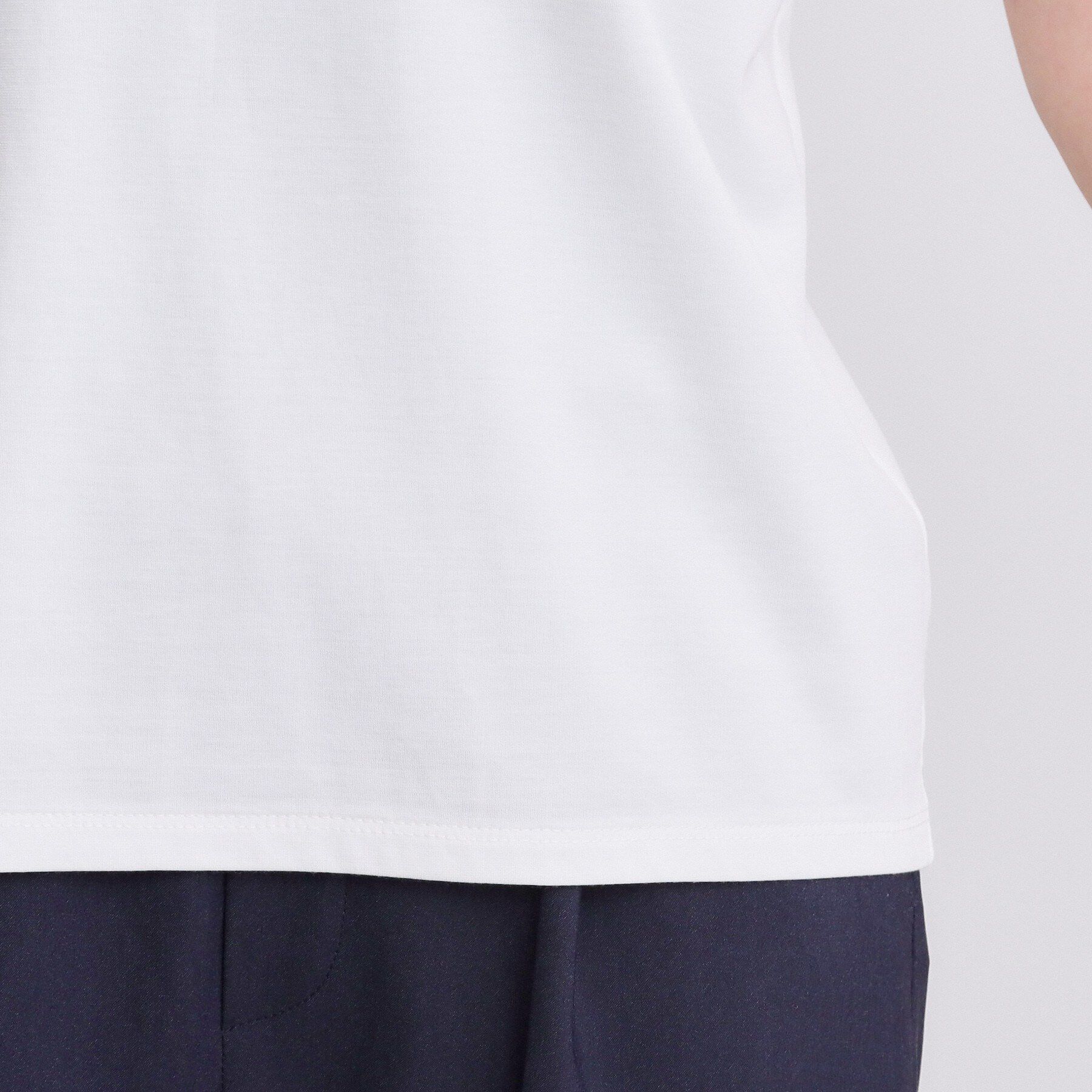 grove「【持続冷感】ひんやりポンチシリーズ／フロントレースドルマンカットソー」|Tシャツ・カットソー|