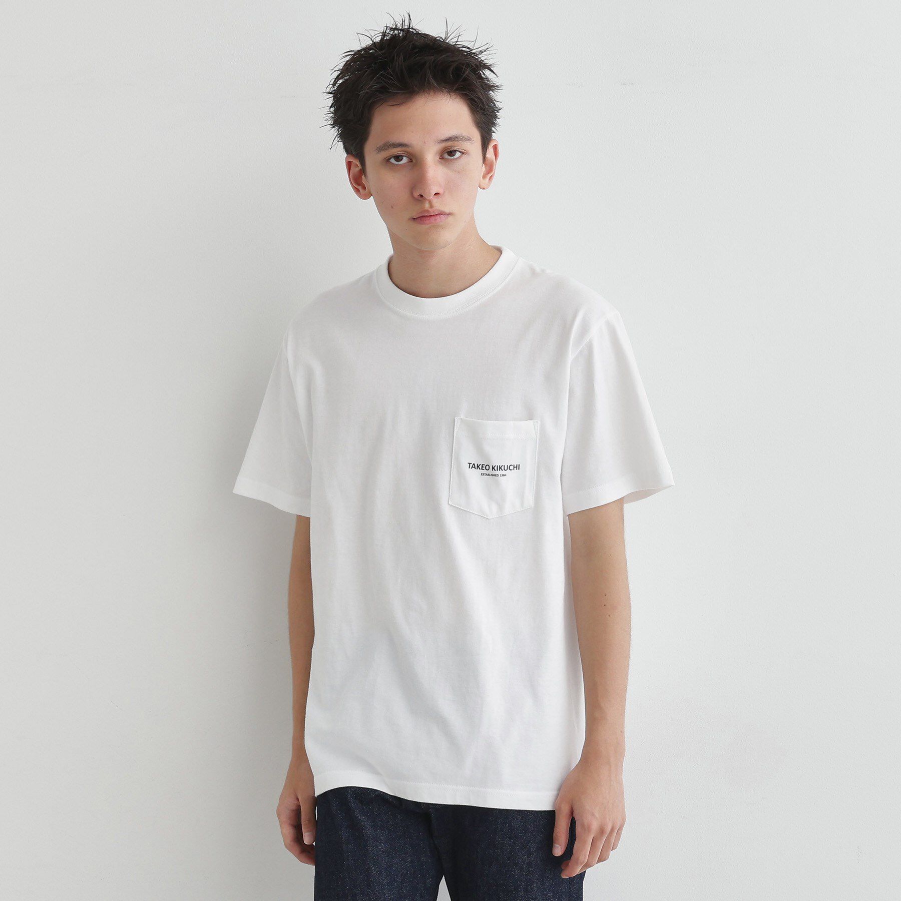 TAKEO KIKUCHI「【LIMITED】EST．1984ワンポイントロゴTシャツ」|Tシャツ・カットソー|