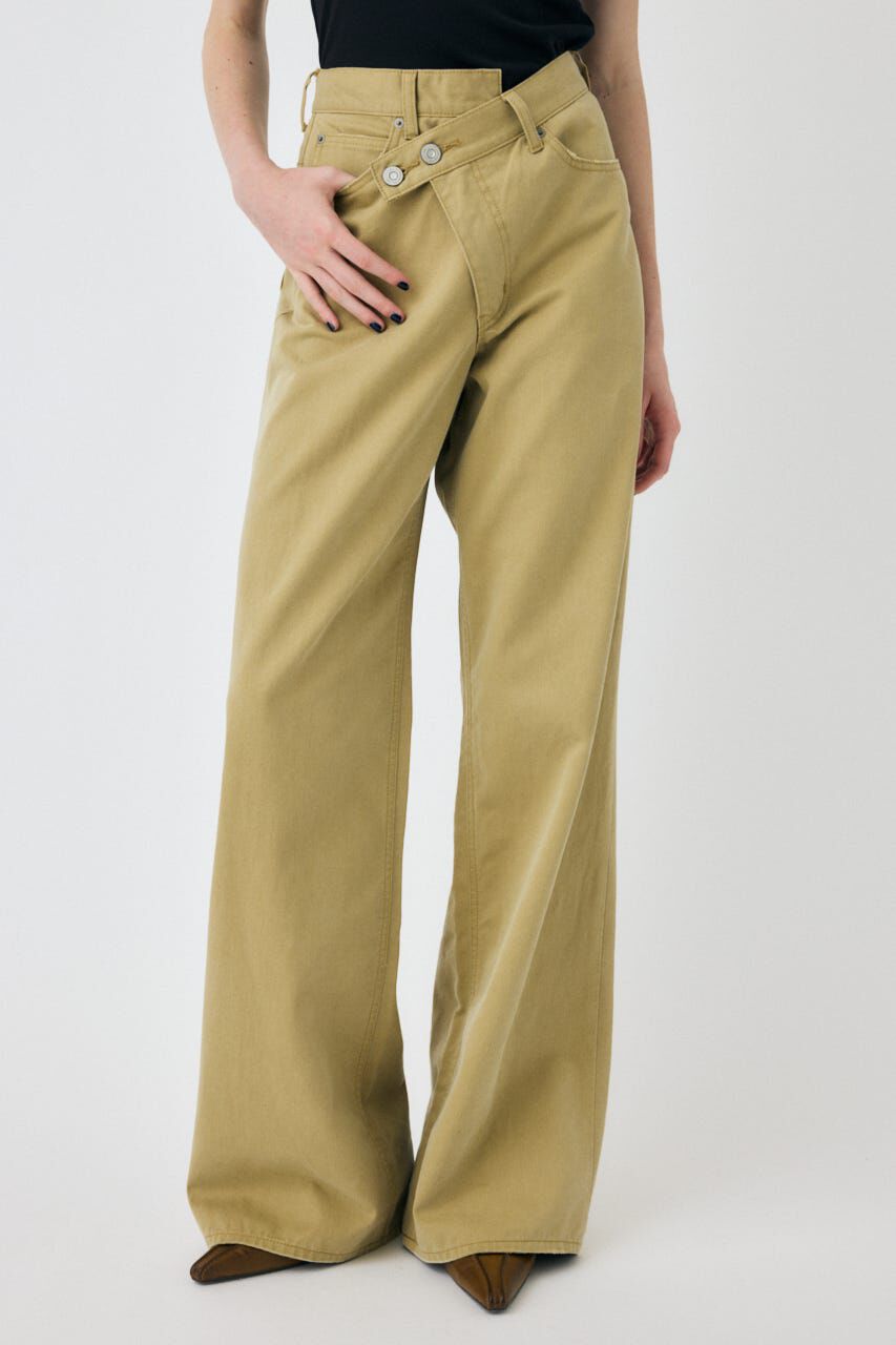 MOUSSY「CROSS CHINO WIDE STRAIGHT」|デニム|