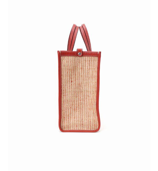 IENA「A VACATION/ア ヴァケーション BREAD M SUMAC STRIPE トートバッグ」|トートバッグ|